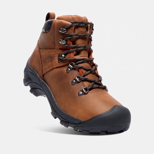 Men's Keen Pyrenees Hiking Boots Brown Black | HXD-340215