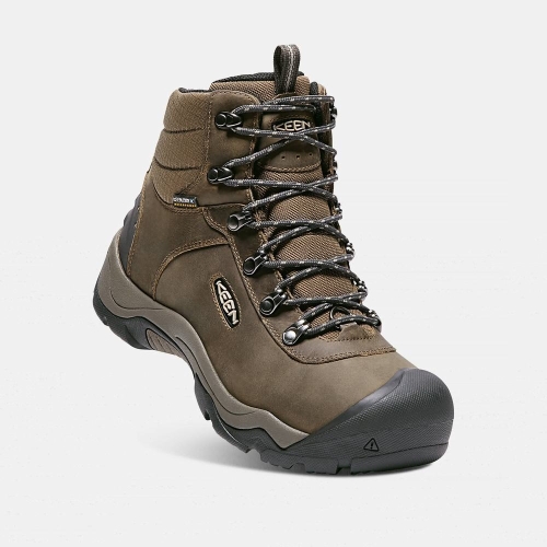 Men's Keen Revel III Hiking Boots Dark Brown | XDT-639478