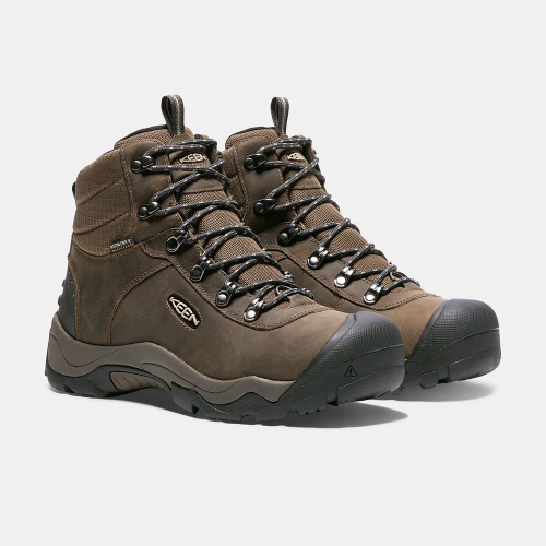 Men's Keen Revel III Hiking Boots Dark Brown | XDT-639478