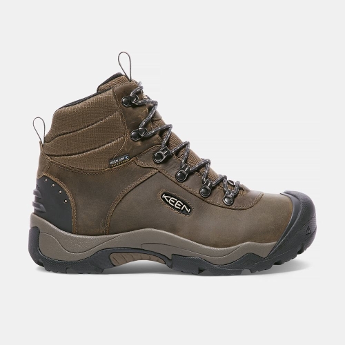 Men\'s Keen Revel III Hiking Boots Dark Brown | XDT-639478