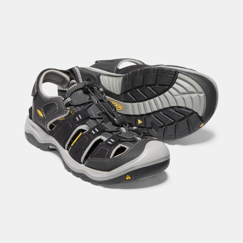 Men's Keen Rialto II H2 Hiking Sandals Black | JBF-120483