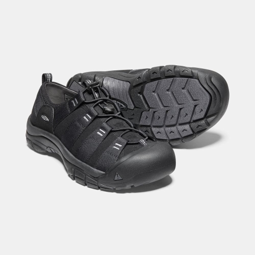 Men's Keen Riverport Hiking Sandals Black | XHJ-509421