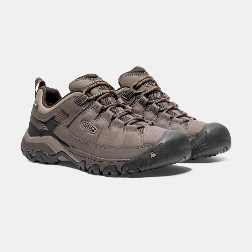 Men's Keen Targhee Exp Waterproof Hiking Shoes Khaki | ACB-615973