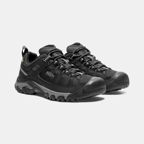 Men's Keen Targhee Exp Waterproof Hiking Shoes Black | BSJ-174059