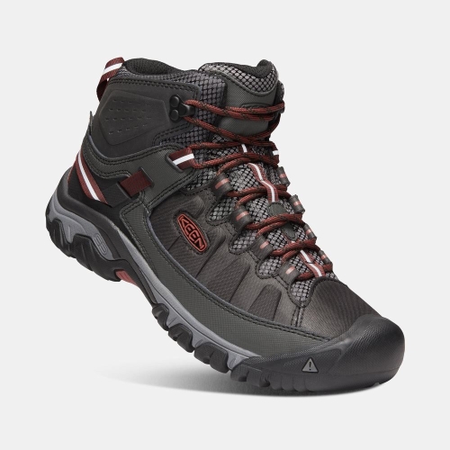 Men's Keen Targhee Exp Waterproof Mid Hiking Boots Coffee | BTU-418026