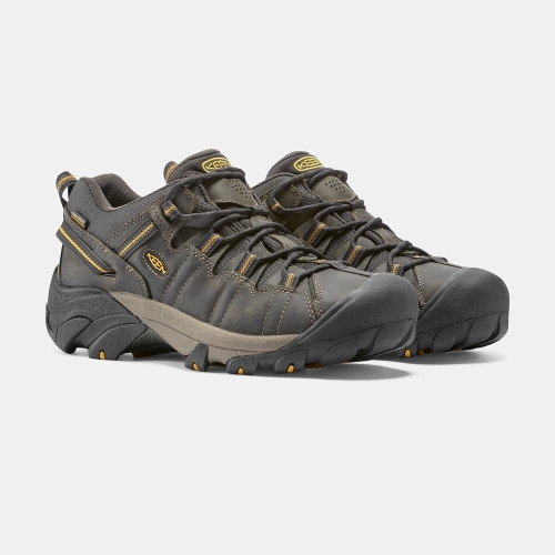 Men's Keen Targhee II Waterproof Hiking Shoes Olive | DIG-234179