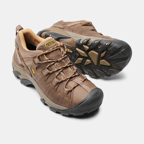 Men's Keen Targhee II Waterproof Hiking Shoes Brown | GQX-136590