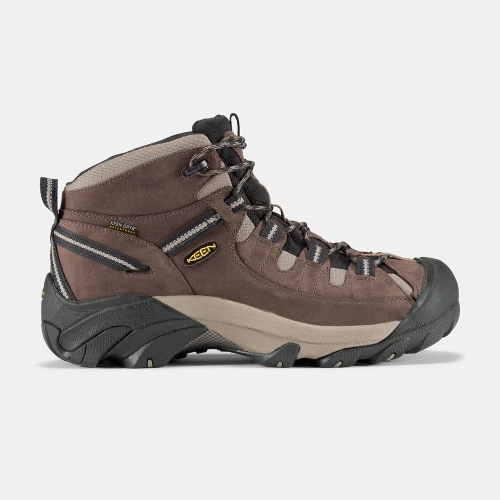 Men\'s Keen Targhee II Waterproof Mid Wide Hiking Boots Brown | KYD-425981