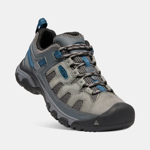 Men's Keen Targhee Vent Hiking Shoes Light Green Blue | QKN-716295