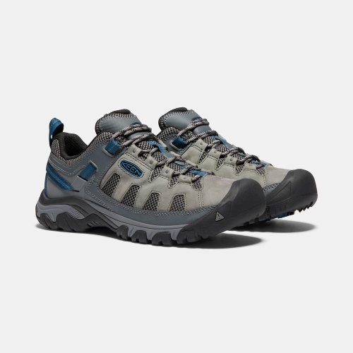 Men's Keen Targhee Vent Hiking Shoes Light Green Blue | QKN-716295