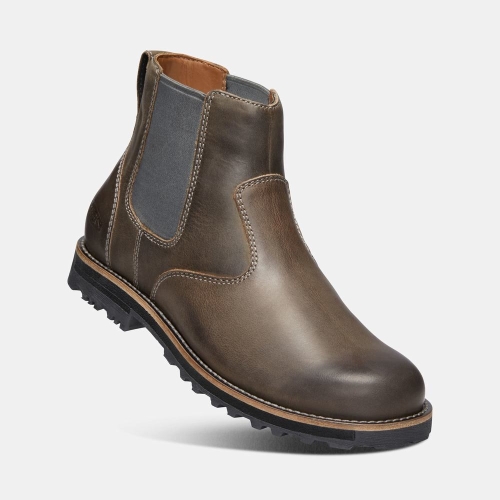 Men's Keen The 59' Chelsea Boots Dark Brown | CVE-516270