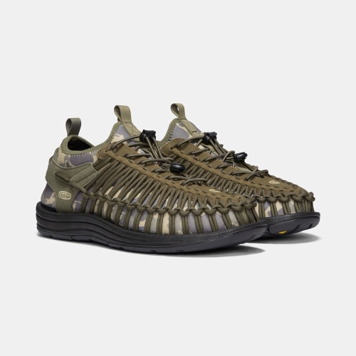 Men's Keen Uneek Ht Uneek Sandals Olive Camo | OJF-138079