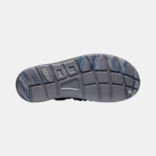 Men's Keen Uneek Sandals Blue Grey | XAS-718069