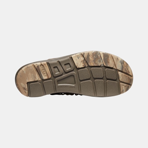 Men's Keen Uneek Sandals Brown | SMK-342815