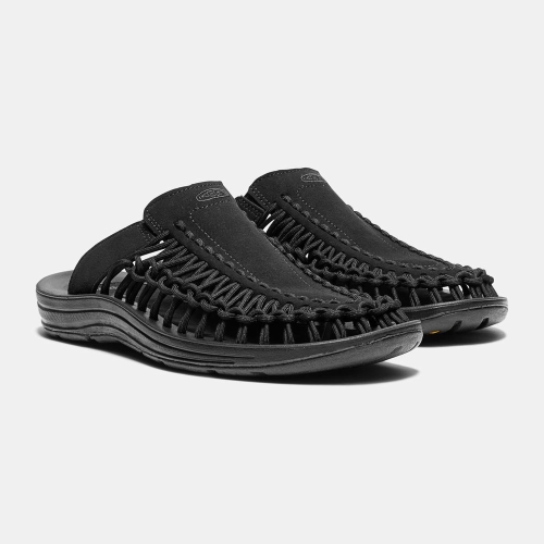 Men's Keen Uneek Uneek Sandals Black | MYI-062589