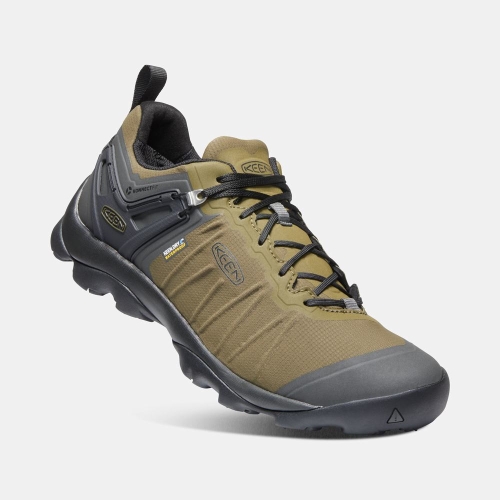 Men's Keen Venture Waterproof Hiking Shoes Olive | NGW-513796