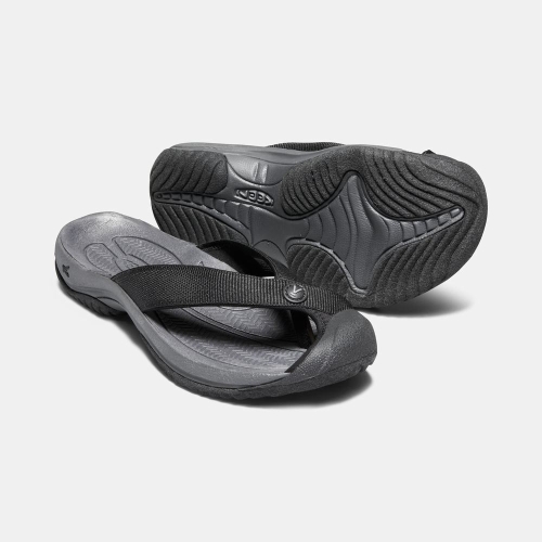 Men's Keen Waimea H2 Sandals Black Grey | XPG-207438