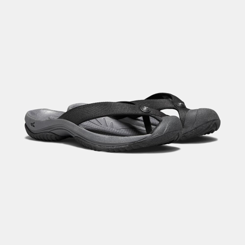 Men's Keen Waimea H2 Sandals Black Grey | XPG-207438