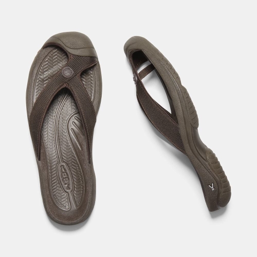 Men's Keen Waimea H2 Sandals Coffee | EXI-201379