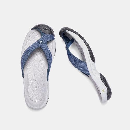 Men's Keen Waimea H2 Sandals Navy Grey | WMJ-130865