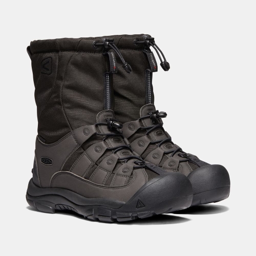 Men's Keen Winterport II Winter Boots Black | COZ-093765