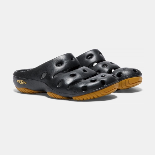 Men's Keen Yogui Sandals Black | ZKL-375814