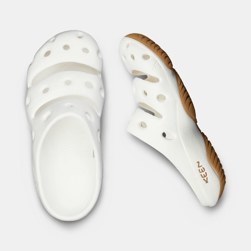 Men's Keen Yogui Sandals White | RYP-841523