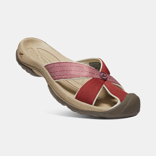 Women's Keen Bali Beach Closed-toe Sandals Red | YWJ-693872