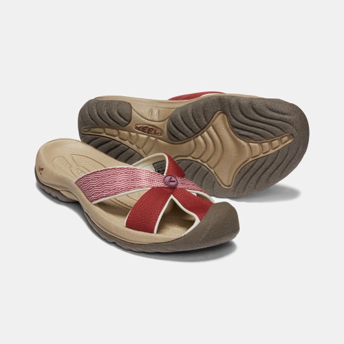 Women's Keen Bali Beach Closed-toe Sandals Red | YWJ-693872