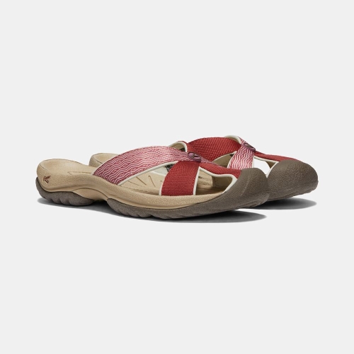 Women's Keen Bali Beach Closed-toe Sandals Red | YWJ-693872