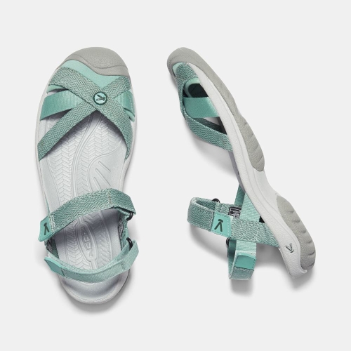 Women's Keen Bali Strap Sandals Green | CIE-613247