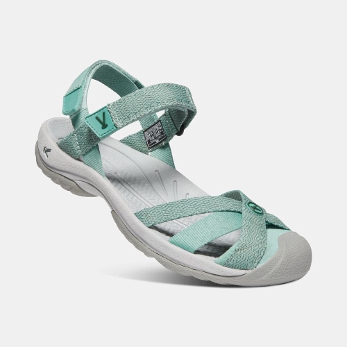 Women's Keen Bali Strap Sandals Green | CIE-613247