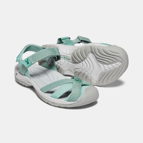 Women's Keen Bali Strap Sandals Green | CIE-613247