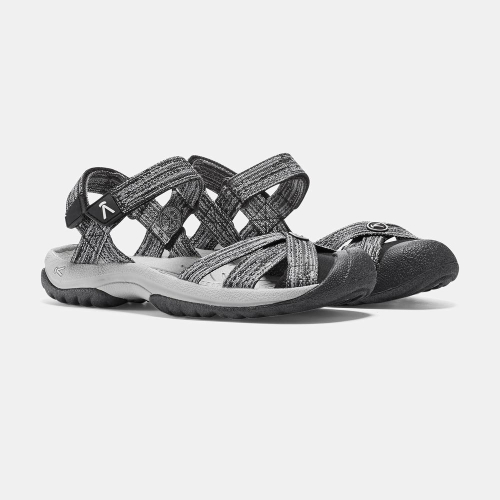 Women's Keen Bali Strap Sandals Grey Black | FTD-251490