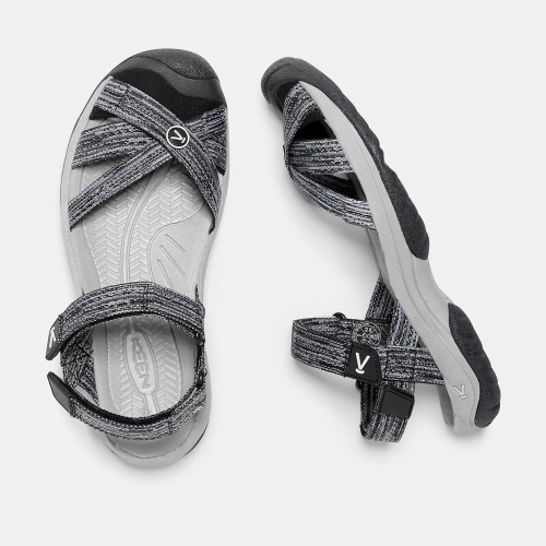 Women's Keen Bali Strap Sandals Grey Black | FTD-251490