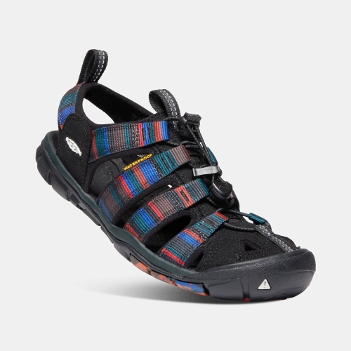 Women's Keen Clearwater Cnx Hiking Sandals Black Multicolor | KQR-946872