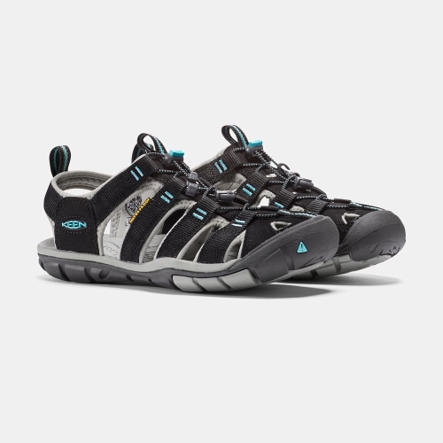 Women's Keen Clearwater Cnx Hiking Sandals Black | ZUX-327895