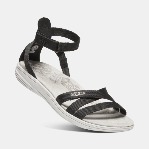 Women's Keen Damaya Ankle Strap Sandals Black | XBU-978524