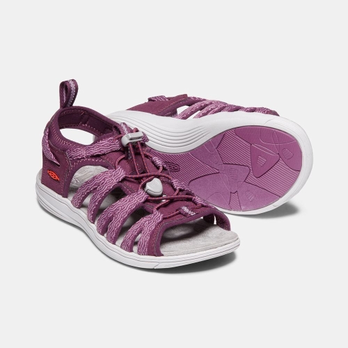 Women's Keen Damaya Lattice Sandals Purple | MHP-739650