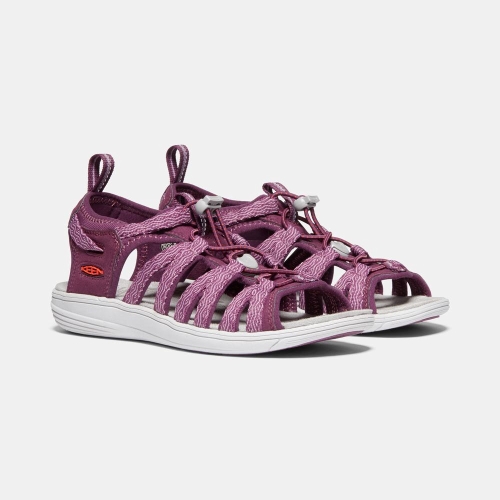 Women's Keen Damaya Lattice Sandals Purple | MHP-739650