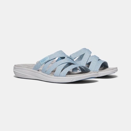 Women's Keen Damaya Slides Blue | AEJ-571246