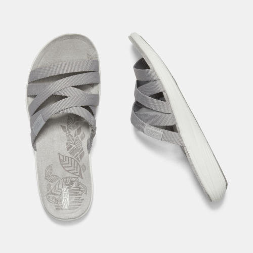 Women's Keen Damaya Slides Grey | VPH-283160