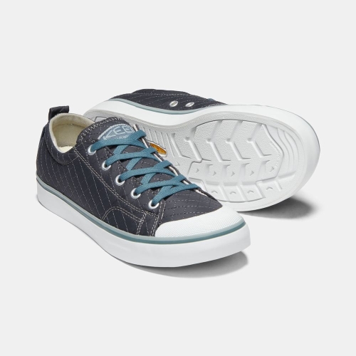 Women's Keen Elsa II Quilted Sneakers Navy | GTI-240365