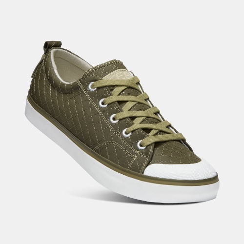 Women's Keen Elsa II Quilted Sneakers Olive | NFW-153762