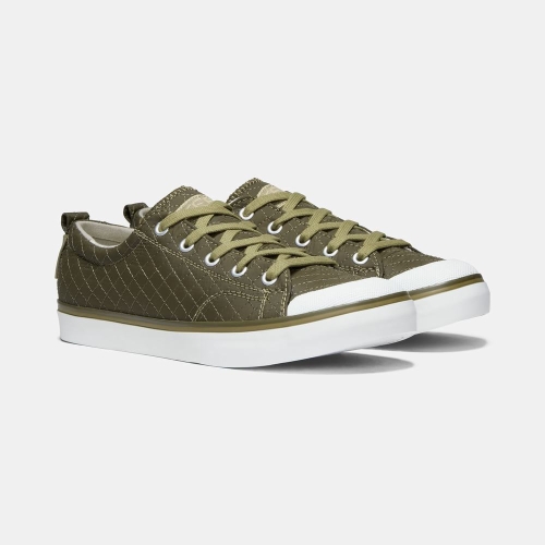 Women's Keen Elsa II Quilted Sneakers Olive | NFW-153762