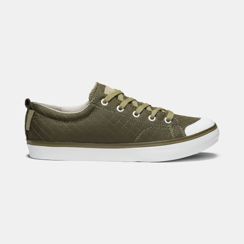 Women\'s Keen Elsa II Quilted Sneakers Olive | NFW-153762