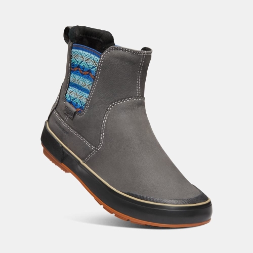 Women's Keen Elsa II Waterproof Chelsea Boots Grey | LHB-086942