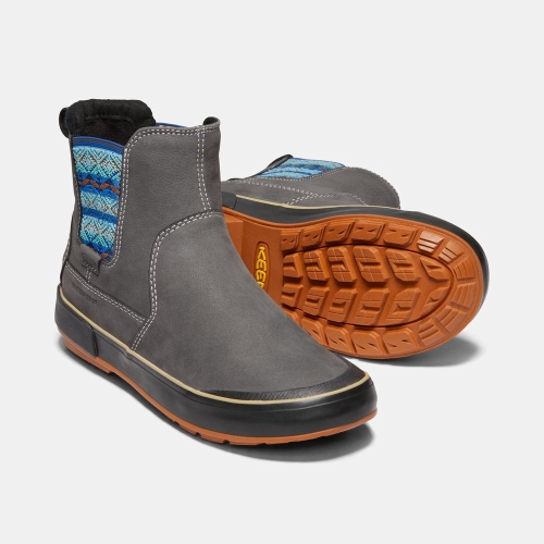 Women's Keen Elsa II Waterproof Chelsea Boots Grey | LHB-086942