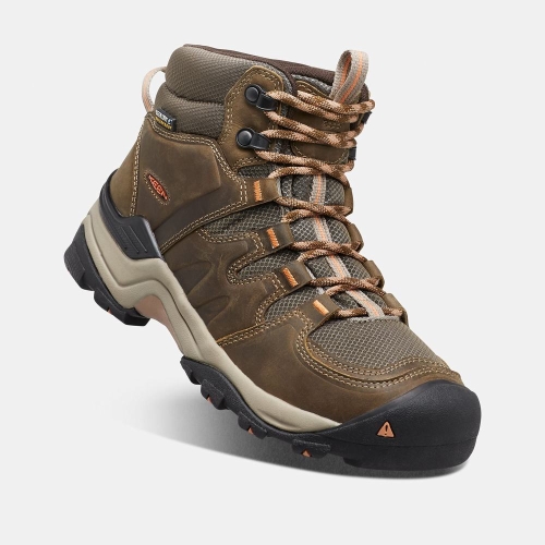 Women's Keen Gypsum II Waterproof Mid Hiking Boots Brown | XQL-649710