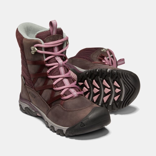 Women's Keen Hoodoo III Lace Up Winter Boots Purple | IHA-346851